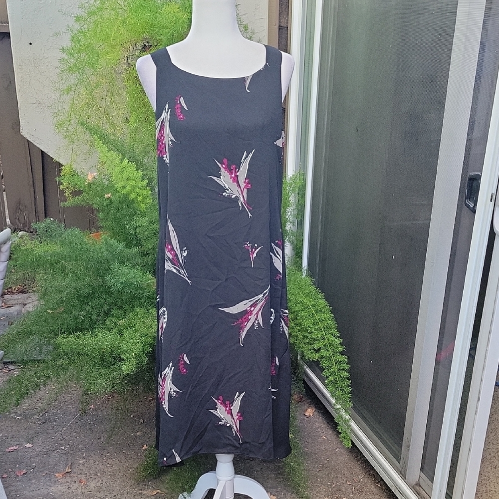 Someday Quanitta Floral Sleeveless  Dress